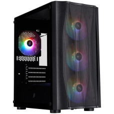Корпус 1stPlayer X3-M-BK-4F1