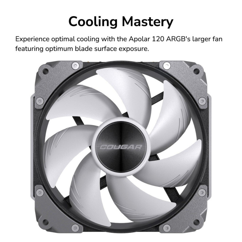 Кулер до корпусу Cougar Apolar 120 ARGB