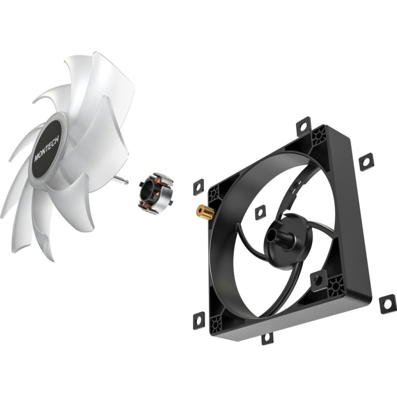 Кулер до корпусу MONTECH GF120 PWM BLACK