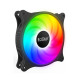 Кулер до корпусу PcСooler FX 120 ARGB BK 3in1