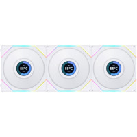 Кулер до корпусу Lian Li TLLCD 120-3, White Cooler (G99.12TLLCD3W.00)
