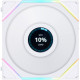 Кулер до корпусу Lian Li TLLCD 120-3, White Cooler (G99.12TLLCD3W.00)