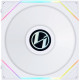 Кулер до корпусу Lian Li TLLCD 120-3, White Cooler (G99.12TLLCD3W.00)