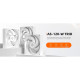 Кулер до корпусу ID-Cooling Вентилятор ID-Cooling AS-120-W Trio (AS-120-W TRIO)