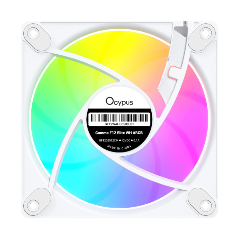 Кулер до корпусу OCYPUS GAMMA F12 ELITE WH A (GAMMA-F12-WH3AM01E-GL)
