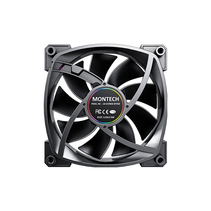 Кулер до корпусу MONTECH AX120 PWM BLACK