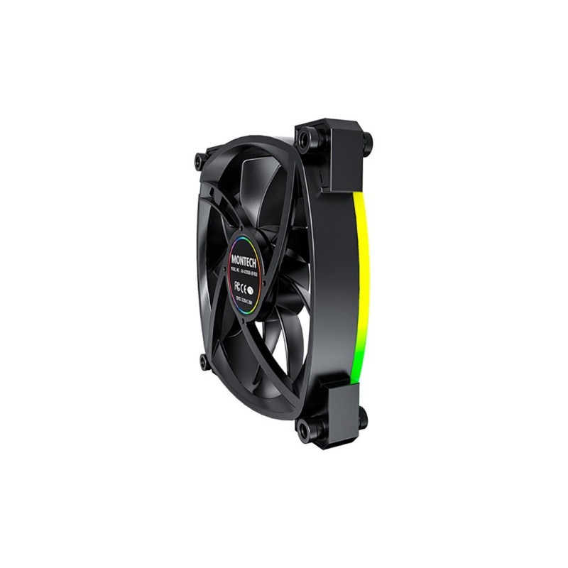 Кулер до корпусу MONTECH AX120 PWM BLACK