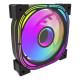 Кулер до корпусу DARKFLASH INF24 3IN1(PWM) BLACK