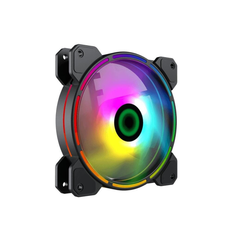 Кулер до корпусу GAMEMAX FN-12Rainbow-D