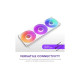 Кулер до корпусу NZXT F420 RGB Core Fan (Single Frame) - White (RF-U42HF-W1)