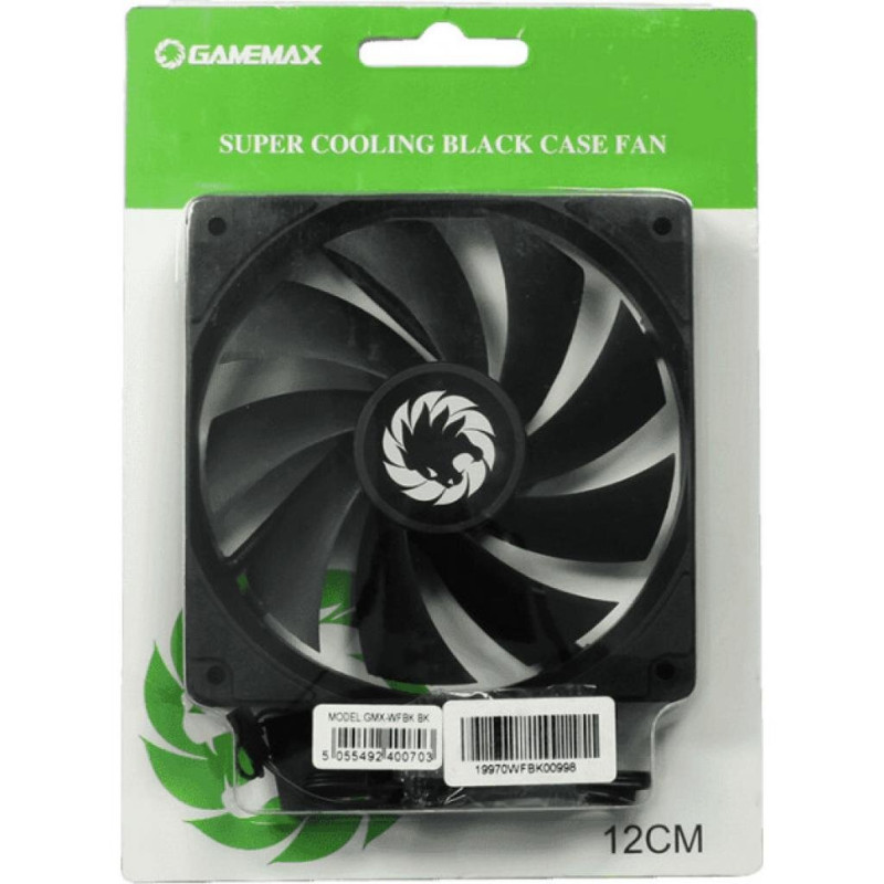 Кулер до корпусу GAMEMAX GMX-WFBK-BK