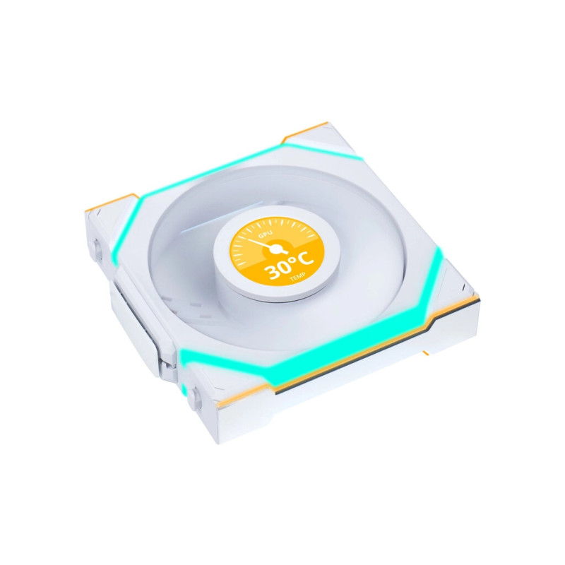 Кулер до корпусу Lian Li Uni Fan SL WIRELESS LCD Reverse, 120-1 (G99.12RSLLCD1W1W.00)