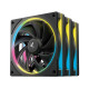 Кулер до корпусу Deepcool Набір вентиляторів Deepcool FL12SE 3IN1 для корпусу 3*120x120x25мм, HB, (FL12 SE 3IN1)