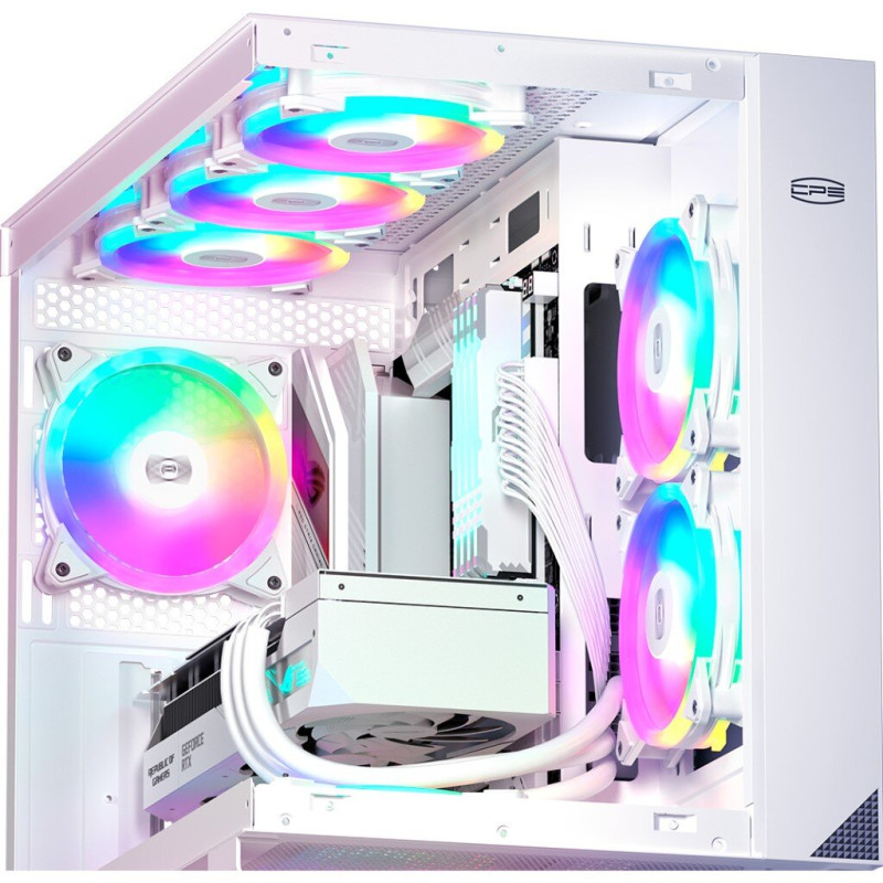 Кулер до корпусу PcСooler F3 T120 ARGB White