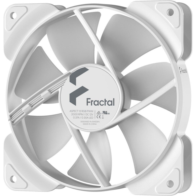 Кулер до корпусу Fractal Design Aspect 14 RGB PWM White Frame (FD-F-AS1-1409)