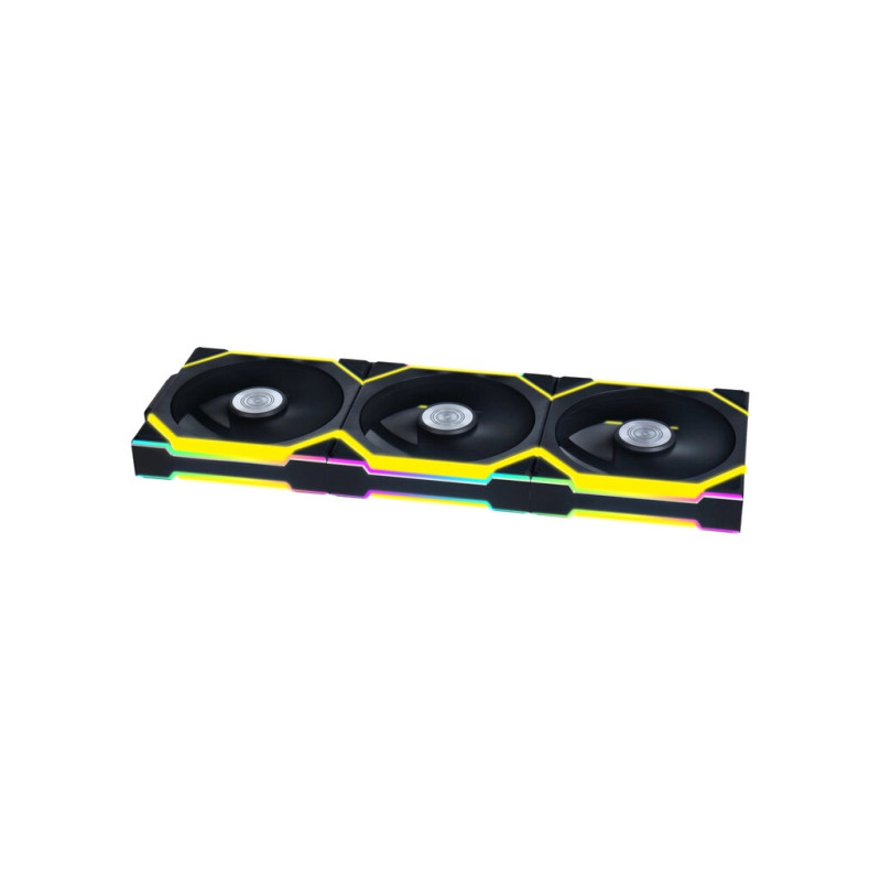 Кулер до корпусу Lian Li Uni Fan SL WIRELESS 120-3, Black (G99.12SL1W3B.00)