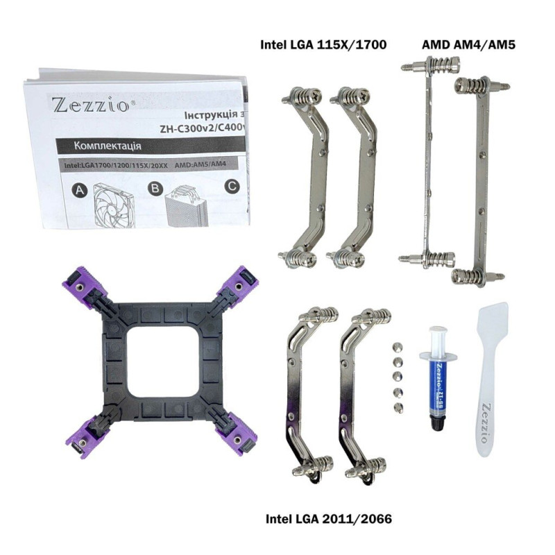 Кулер до процесора Zezzio ZH-C400 V2