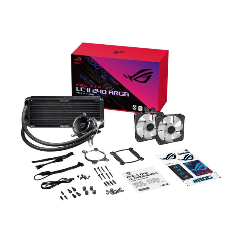 Кулер до процесора ASUS ROG-STRIX-LC-II-240 ARGB (90RC00E1-M0UAY0)