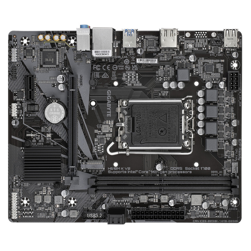 Материнська плата GIGABYTE H610M K V2