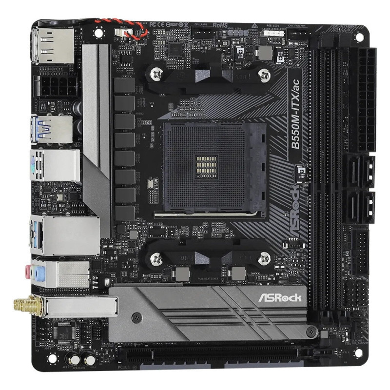 Материнська плата ASRock B550M-ITX/ac