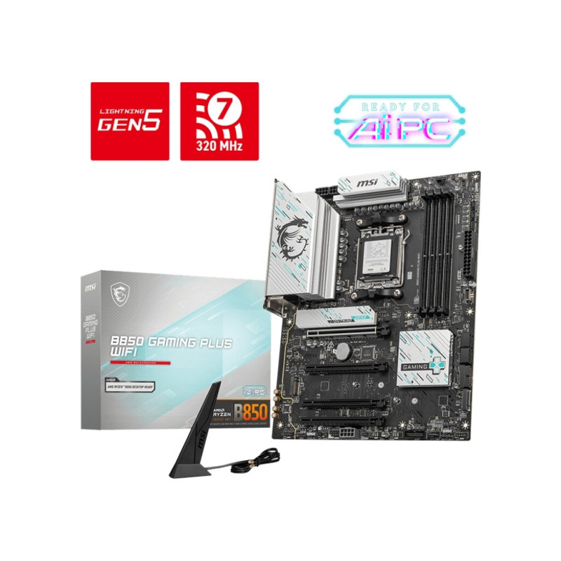 Материнська плата MSI B850 GAMING PLUS WIFI
