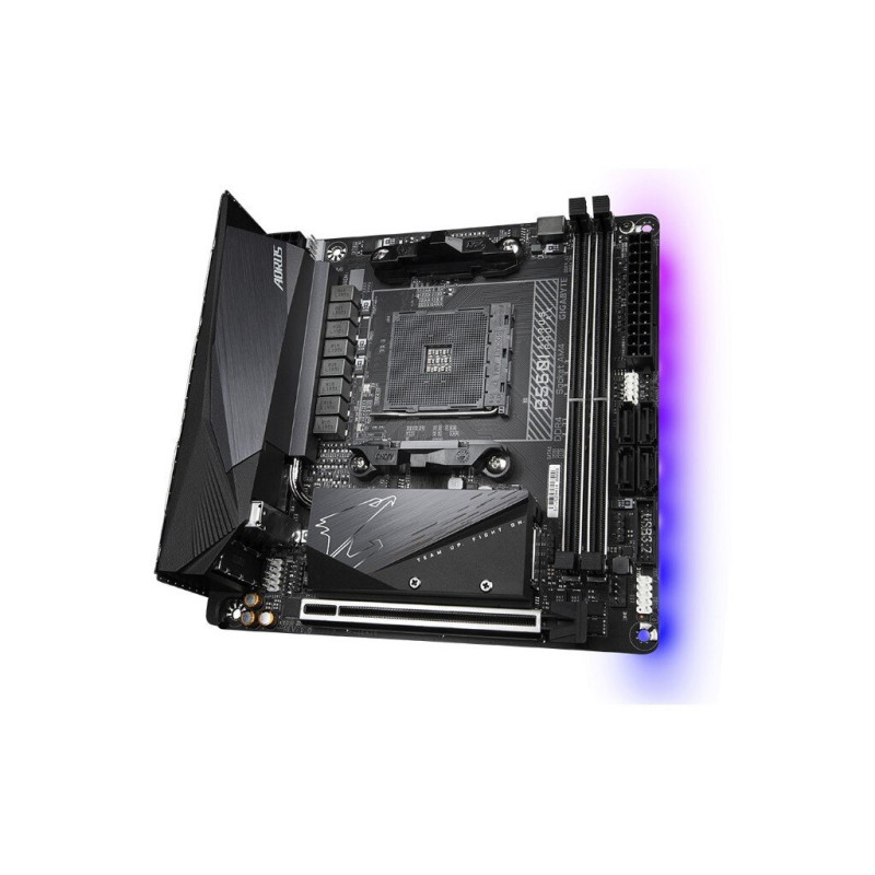 Материнська плата GIGABYTE B550I AORUS PRO AX
