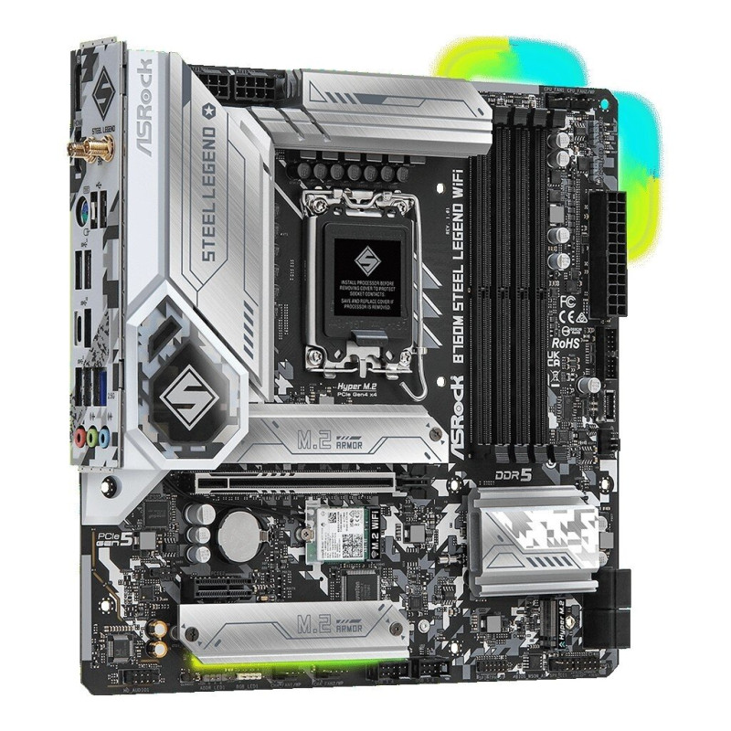 Материнська плата ASRock B760M STEEL LEGEND WIFI