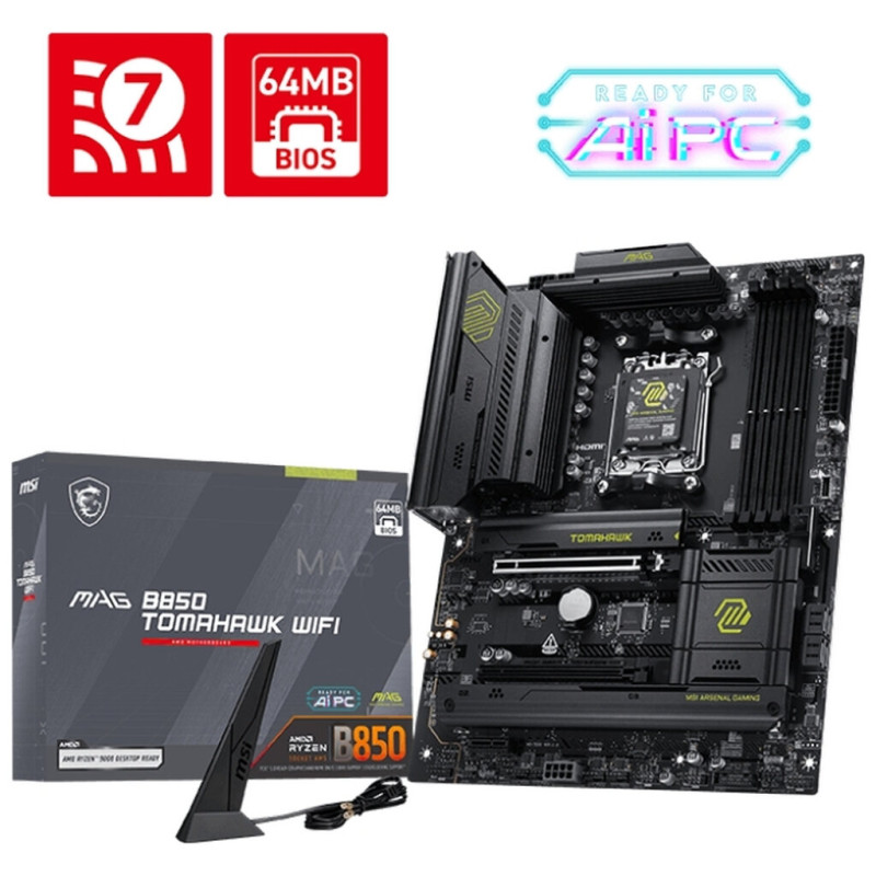Материнська плата MSI MAG B850 TOMAHAWK WIFI