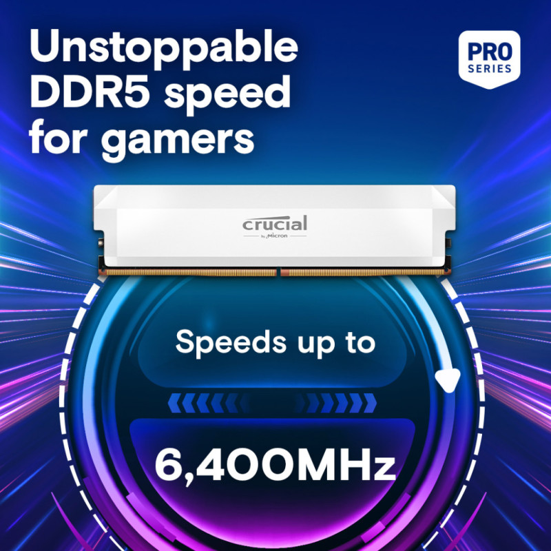 Модуль пам'яті для комп'ютера DDR5 32GB (2x16GB) 6000 MHz Pro Overclocking Micron (CP2K16G60C36U5W)