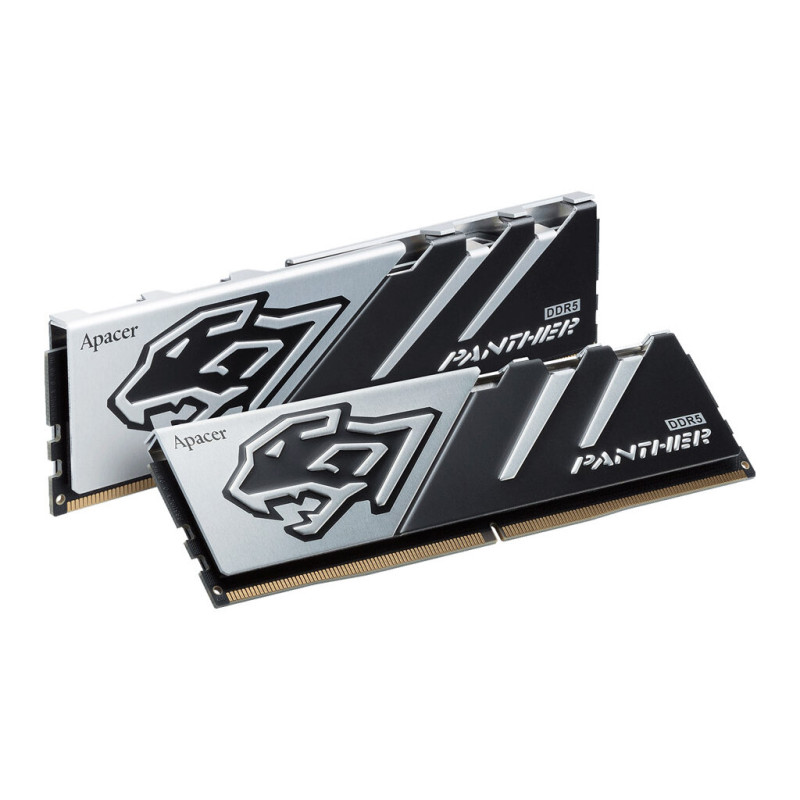 Модуль пам'яті для комп'ютера DDR5 32GB (2x16GB) 5200 MHz Panther Apacer (AH5U32G52C5227BAA-2)