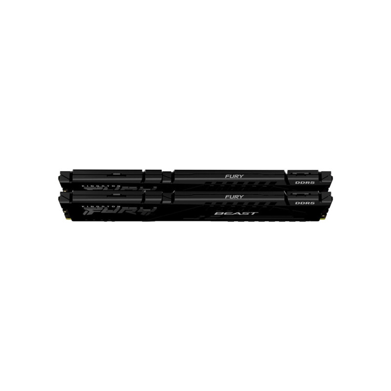 Модуль пам'яті для комп'ютера DDR5 128GB (2x64GB) 5600 MHz Beast Black Kingston Fury (ex.HyperX) (KF556C40BBK2-128)