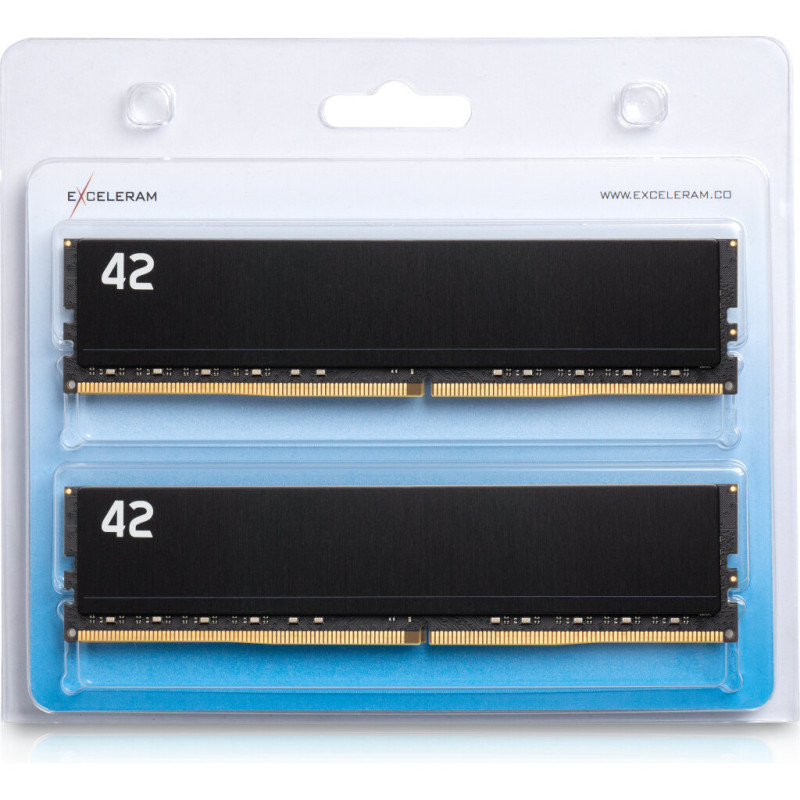 Модуль пам'яті для комп'ютера DDR4 16GB (2x8GB) 3200 MHz 42-Series eXceleram (E-42-003D-16)