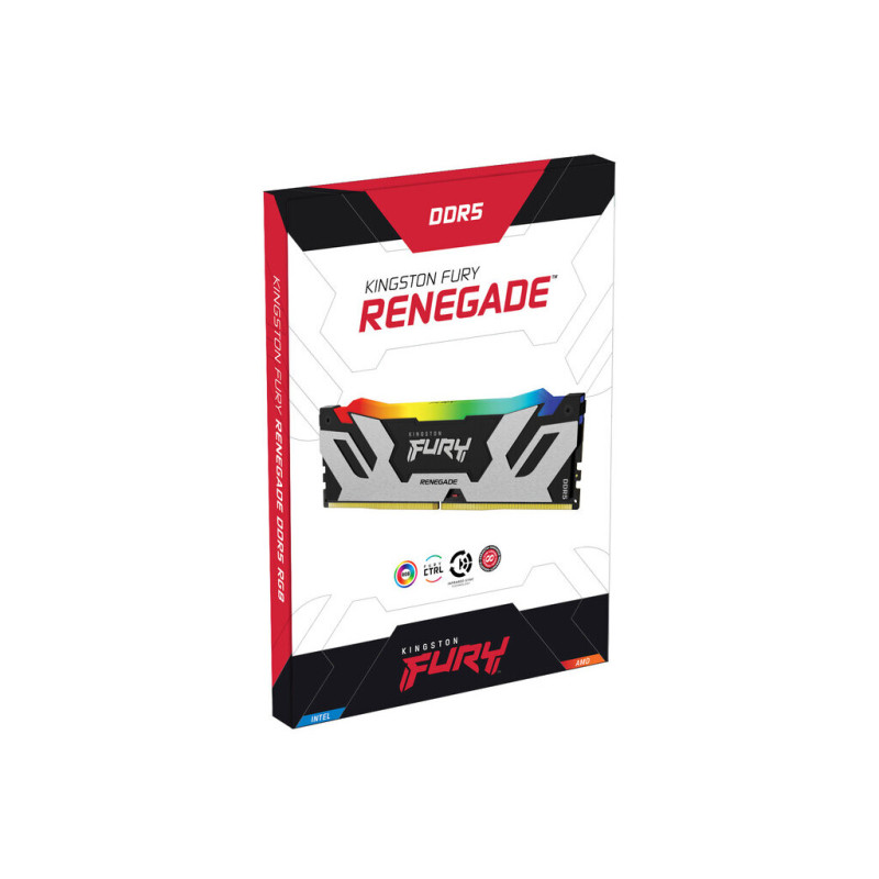 Модуль пам'яті для комп'ютера DDR5 48GB 6000 MHz Renegade RGB XMP Kingston Fury (ex.HyperX) (KF560C32RSA-48)