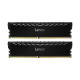 Модуль пам'яті для комп'ютера DDR4 16GB (2x8GB) 3600 MHz THOR Black Lexar (LD4U08G36C18LG-RGD)