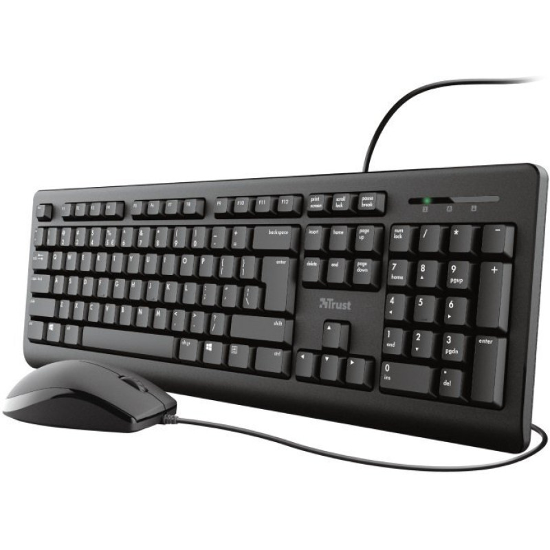 Комплект Trust Primo USB UA Black (24521)