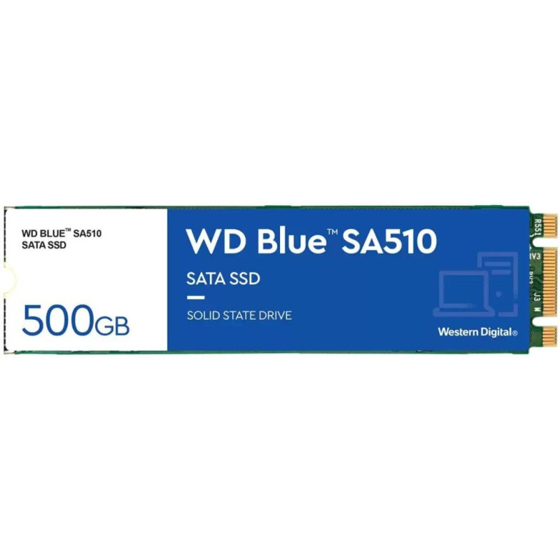Накопичувач SSD M.2 2280 500GB WD (WDS500G3B0B)