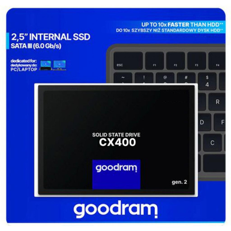 Накопичувач SSD 2.5" 256GB GOODRAM (SSDPR-CX400-256-G2)