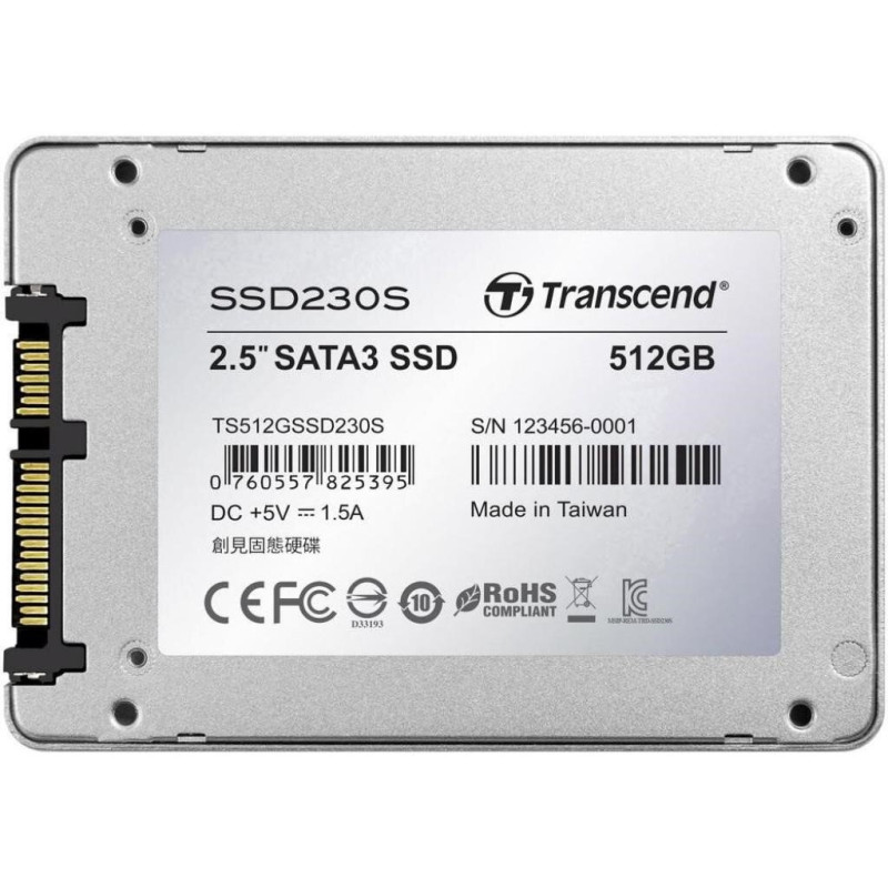 Накопичувач SSD Transcend 2.5" SSD230S 512Gb (TS512GSSD230S)