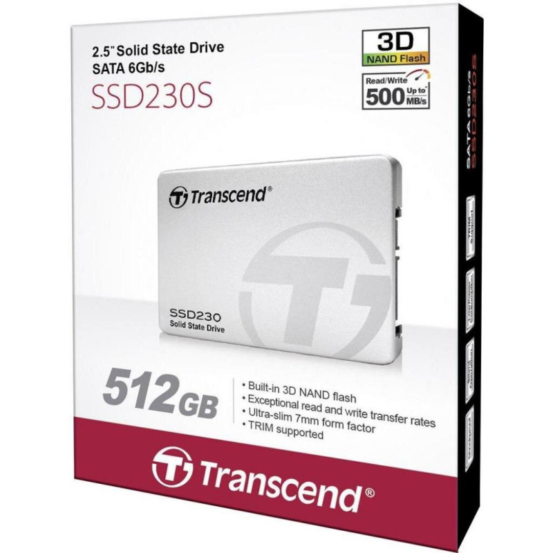 Накопичувач SSD Transcend 2.5" SSD230S 512Gb (TS512GSSD230S)