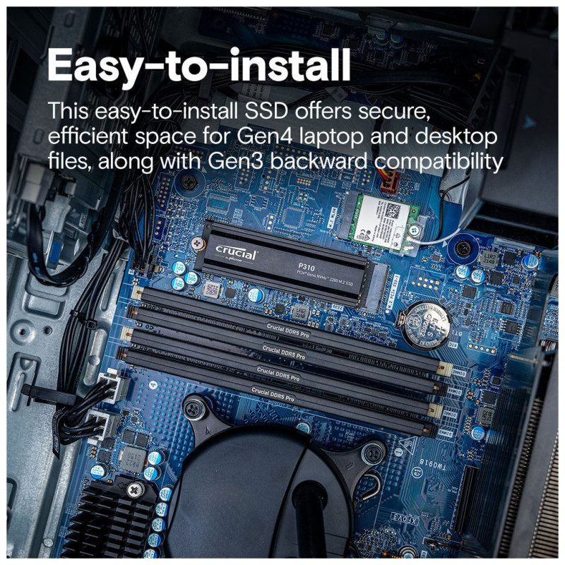 Накопичувач SSD M.2 2280 1TB P310 with heatsink Micron (CT1000P310SSD5)
