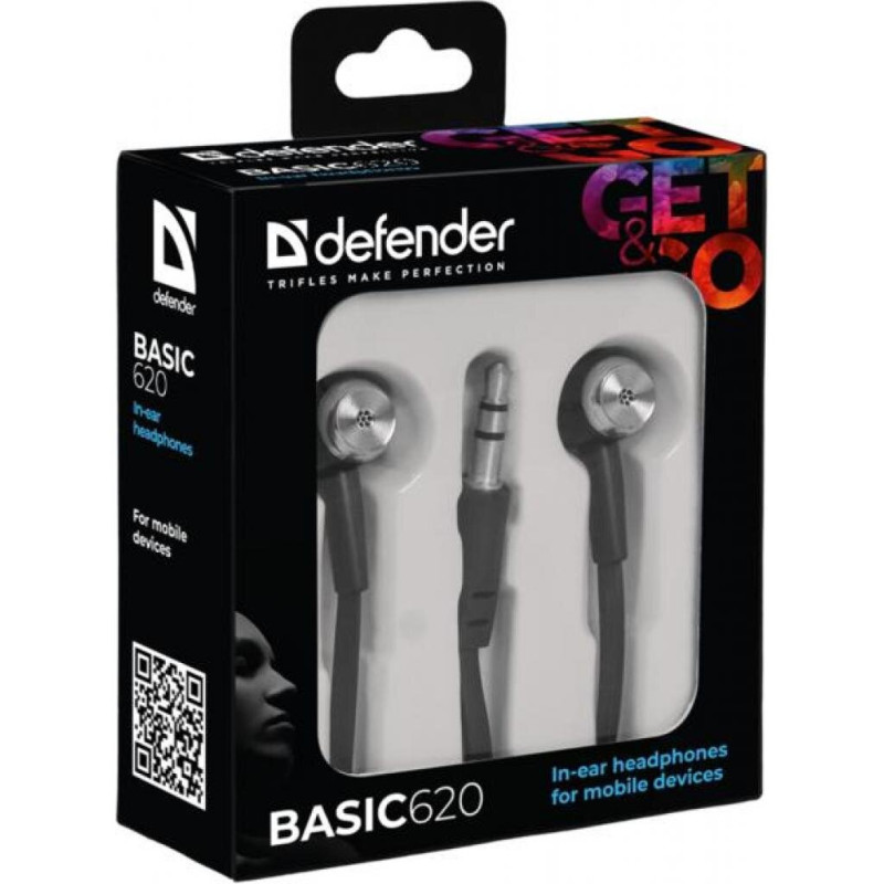 Навушники Defender Basic 620 Black (63620)