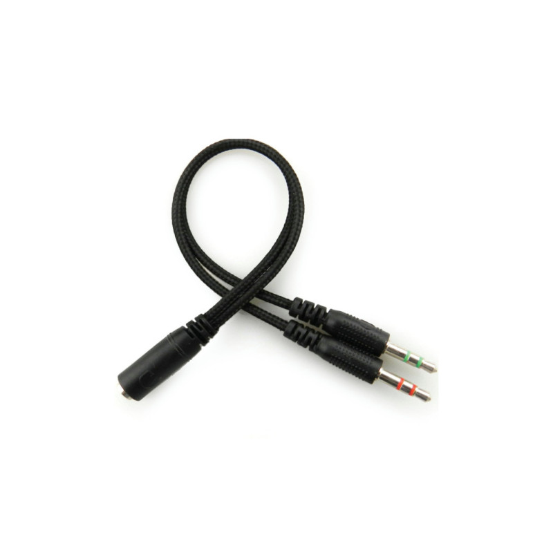 Навушники Sandberg Headset Bulk 3,5мм+converter 2х3,5мм Black (825-30)