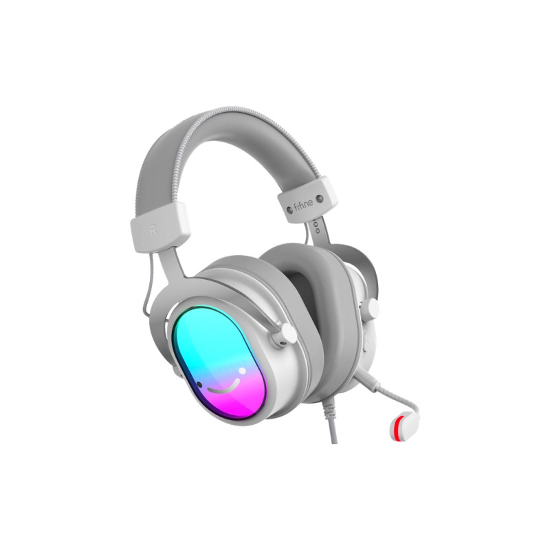 Навушники Fifine H16 7.1 RGB White (H16W)