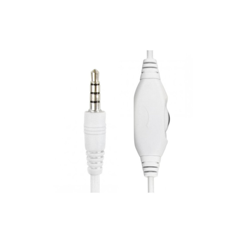 Навушники Gembird MHS-03 White/Red (MHS-03-WTRD)