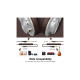 Навушники OneOdio Fusion A70 Bluetooth+3,5мм/6,35мм Silver/Brown (A70 Silver Brown)