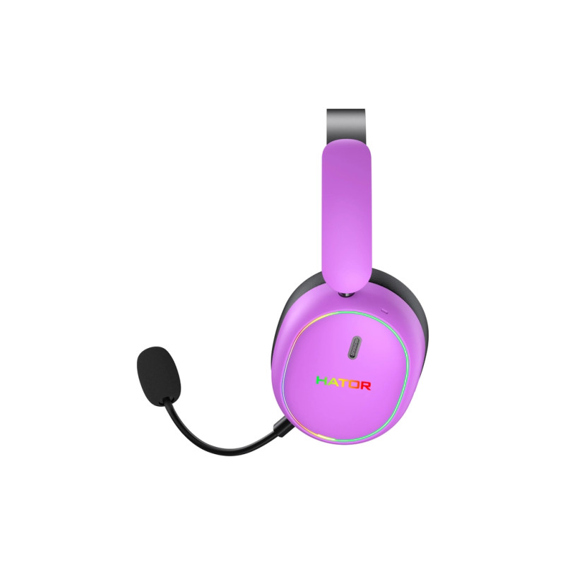 Навушники Hator Phoenix 2 Wireless Hi-Res SyncHUB Cyber Violet (ESH42)
