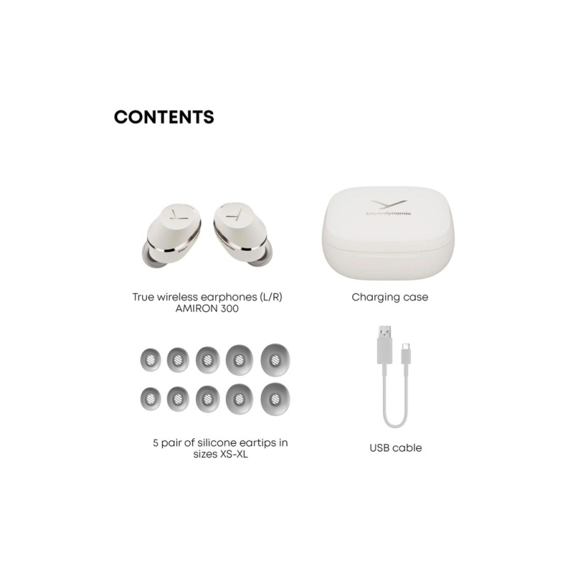 Навушники Beyerdynamic Amiron 300 TWS Cream (531483)