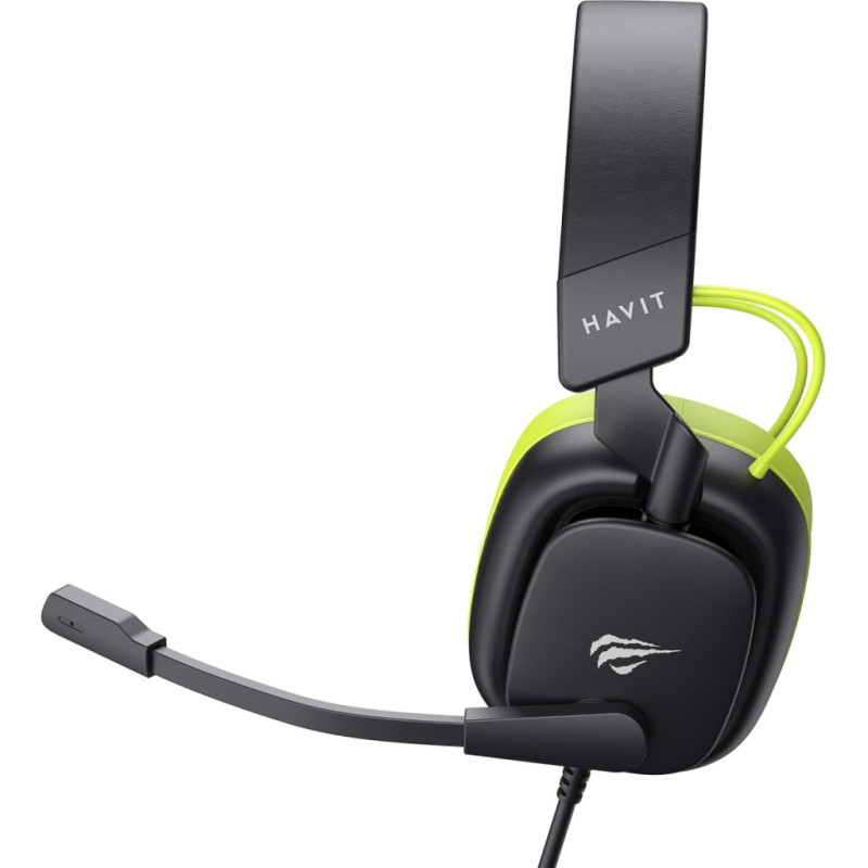 Навушники Havit H2048U USB 7.1 Black/Green (6939119034078)
