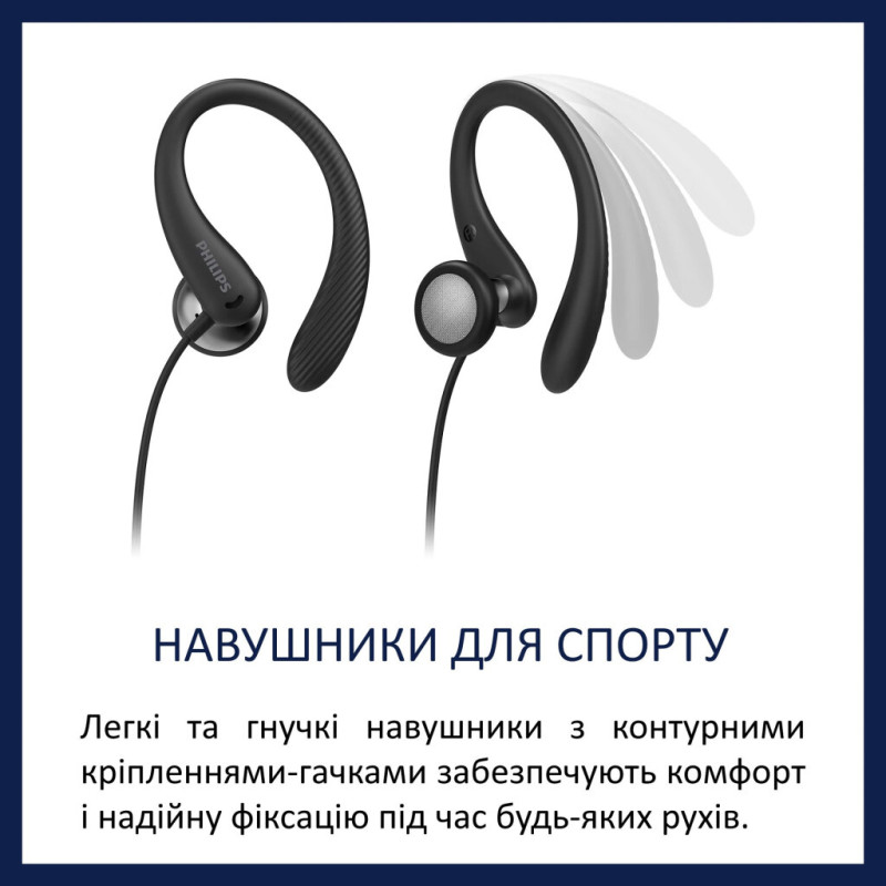 Навушники Philips TAA1105BK In-ear Mic Black (TAA1105BK/00)