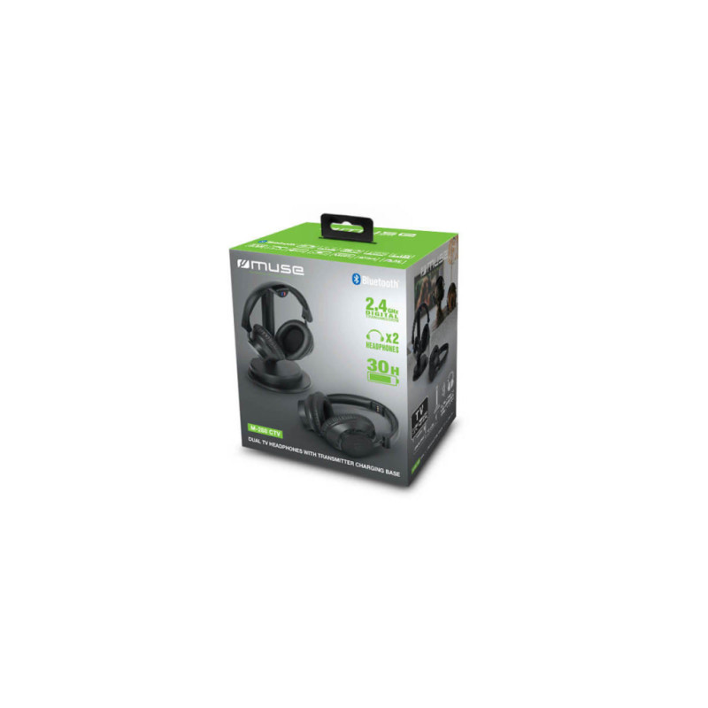 Навушники Muse M-288 CTV Wireless Black (M-288 CTV)